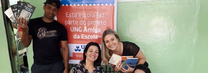 Escola Juvenal Ramos Barbosa recebe doações da campanha pela leitura